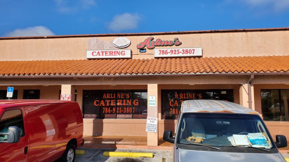 Restaurant exterior on NW 167th Street.