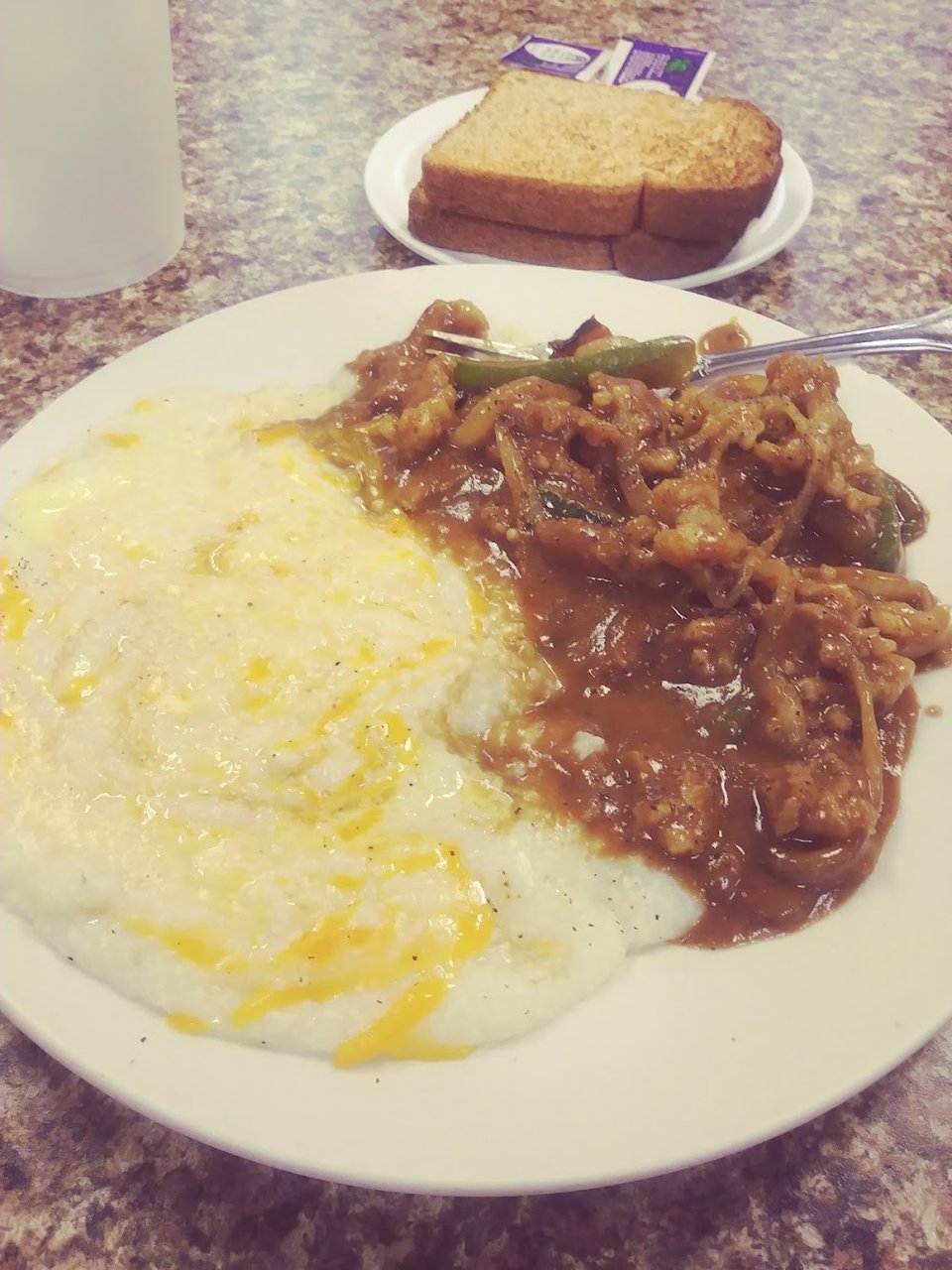 Stewed Conch Breakfast