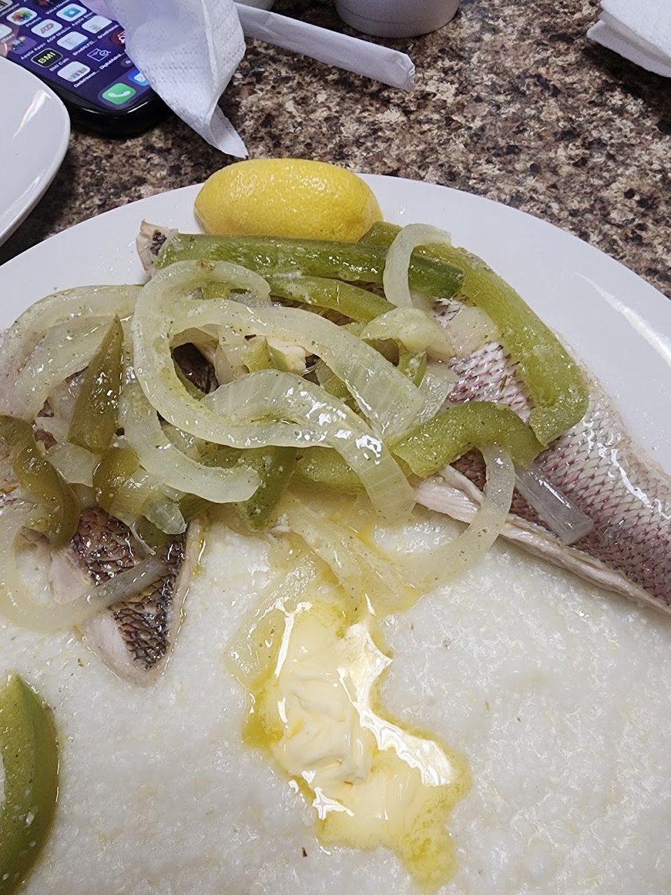 Steamed Snapper