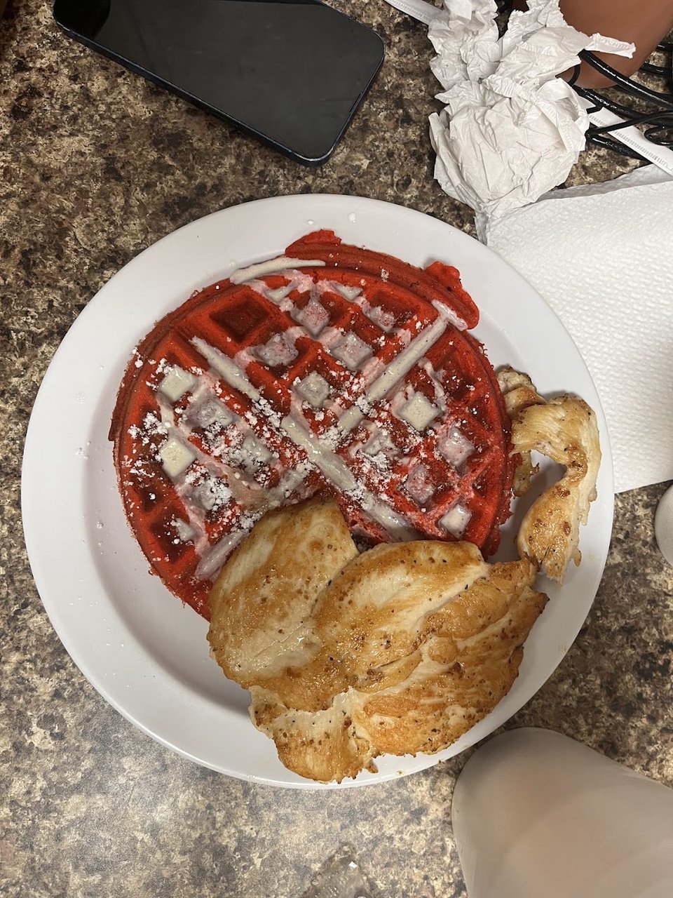 Red Velvet Waffle