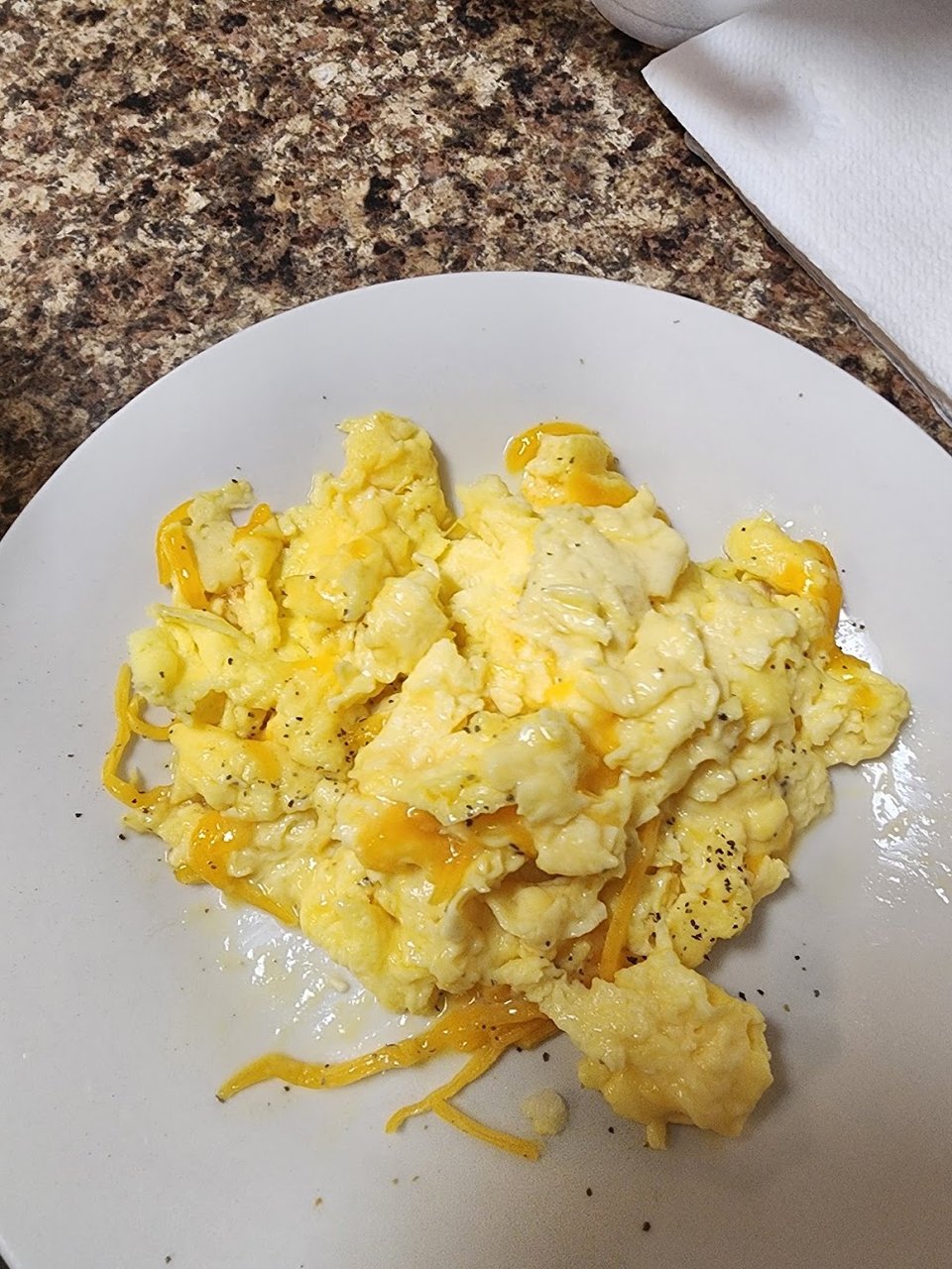 Scrambled Eggs with Cheese